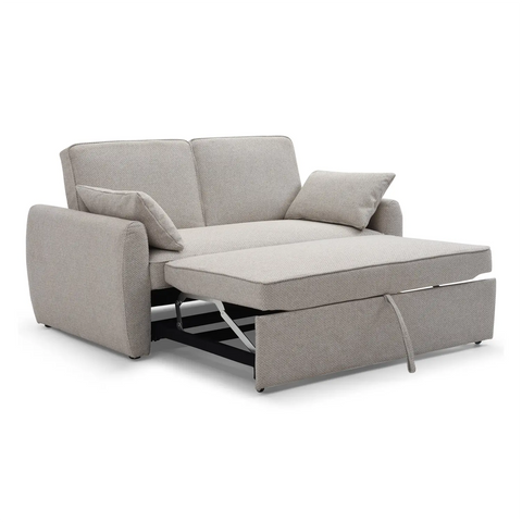 Clarke Sofa Bed in Natural or Grey Textured Weave