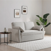 Clarke Sofa Bed in Natural or Grey Textured Weave