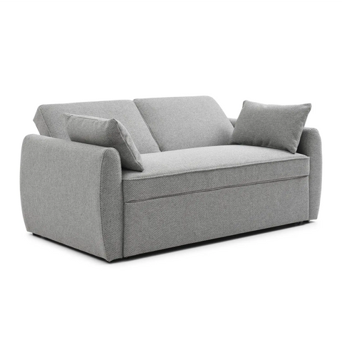 Clarke Sofa Bed in Natural or Grey Textured Weave