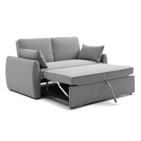 Clarke Sofa Bed in Natural or Grey Textured Weave