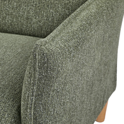 Clicto Green Fabric Click-Clack 3 Seater Sofa Bed with Storage