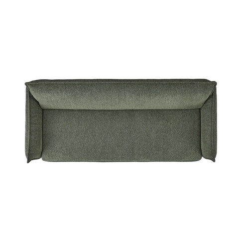 Clicto Green Fabric Click-Clack 3 Seater Sofa Bed with Storage