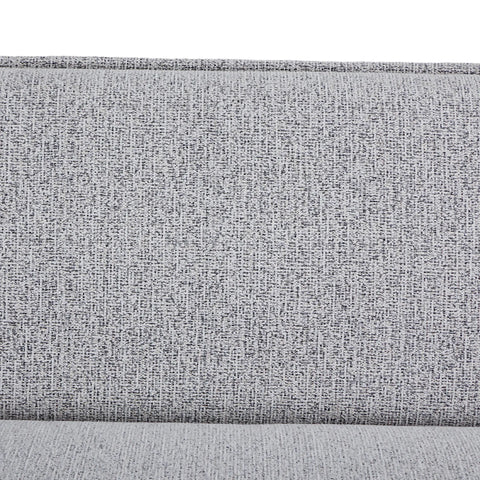 Clicto Grey Fabric Click-Clack 3 Seater Sofa Bed with Storage