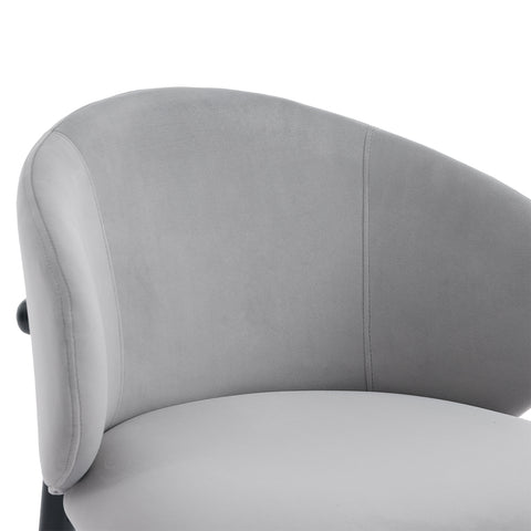 Clifton Grey Fabric Dining Chair