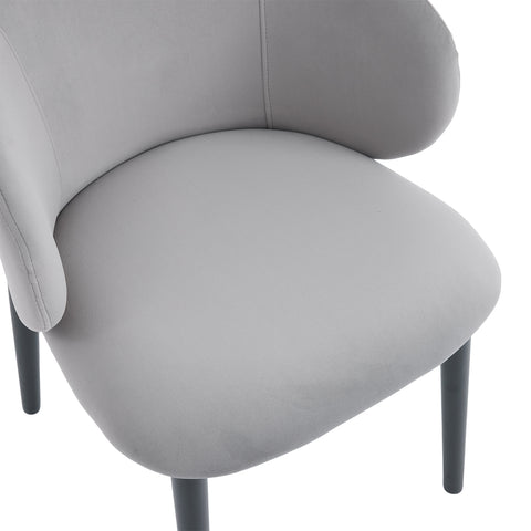 Clifton Grey Fabric Dining Chair