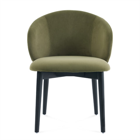 Clifton Olive Green Fabric Dining Chair