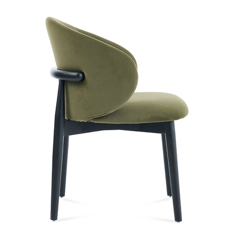 Clifton Olive Green Fabric Dining Chair