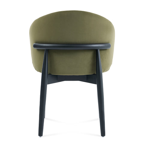 Clifton Olive Green Fabric Dining Chair