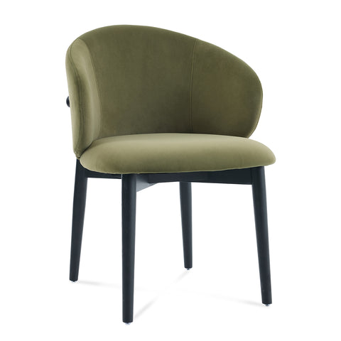 Clifton Olive Green Fabric Dining Chair