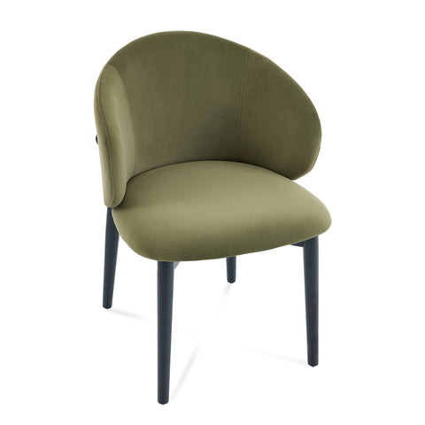 Clifton Olive Green Fabric Dining Chair