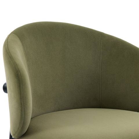 Clifton Olive Green Fabric Dining Chair