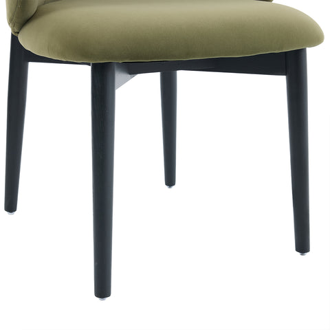 Clifton Olive Green Fabric Dining Chair