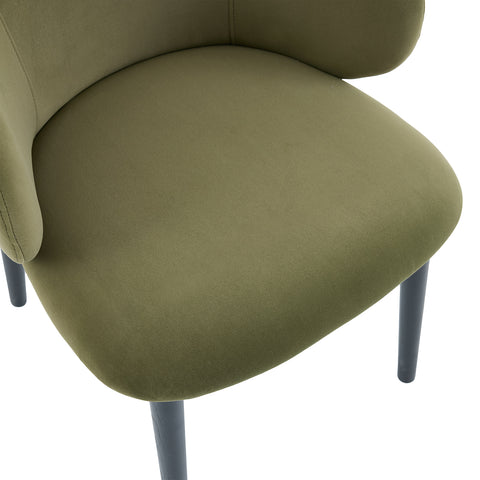 Clifton Olive Green Fabric Dining Chair