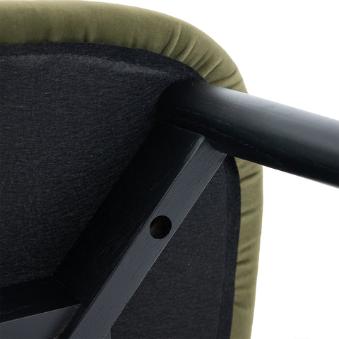 Clifton Olive Green Fabric Dining Chair