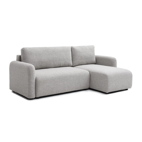 Cloud Natural Soft Boucle Corner Sofa Bed