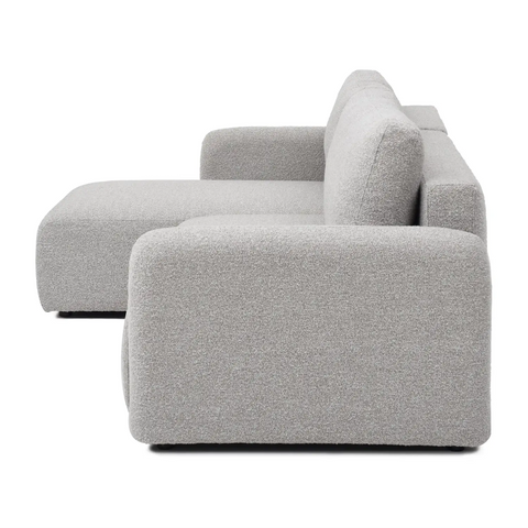 Cloud Natural Soft Boucle Corner Sofa Bed