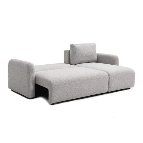 Cloud Natural Soft Boucle Corner Sofa Bed