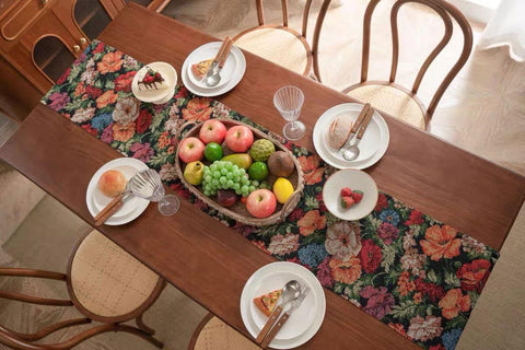 Country Meadow Floral Table Runner – 180 x 33 cm