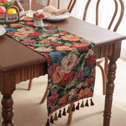 Country Meadow Floral Table Runner – 180 x 33 cm