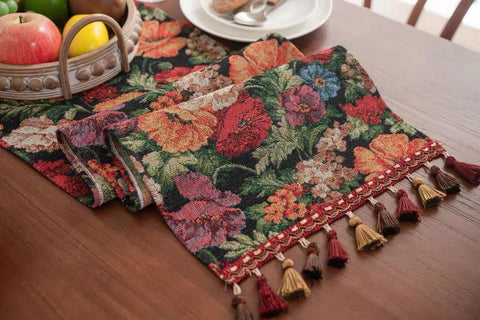 Country Meadow Floral Table Runner – 180 x 33 cm