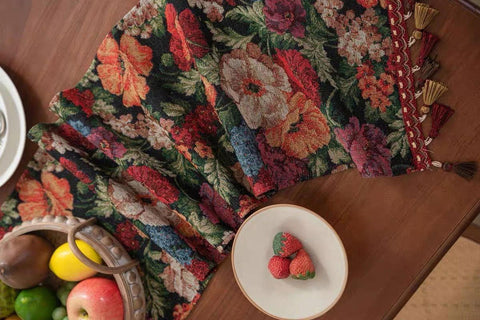 Country Meadow Floral Table Runner – 180 x 33 cm