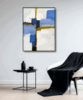 Cubical Abstract Oil Painting - Furnt