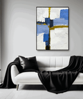 Cubical Abstract Oil Painting - Furnt