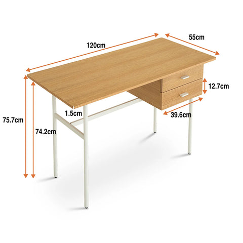 Canyon Natural Effect 2 Drawers Dressing Table