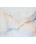 Dawn Watercolor Wash Rug in Soft Blue & Peach - 160 x 200cm