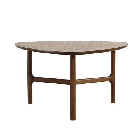 Dune Walnut Triangle Wooden Coffee Table