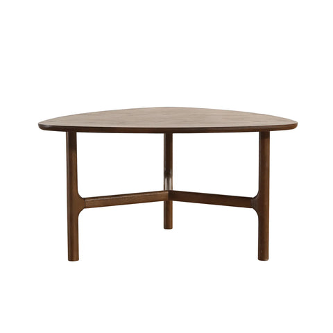 Dune Walnut Triangle Wooden Coffee Table