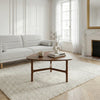 Dune Walnut Effect Triangle Wooden Coffee Table