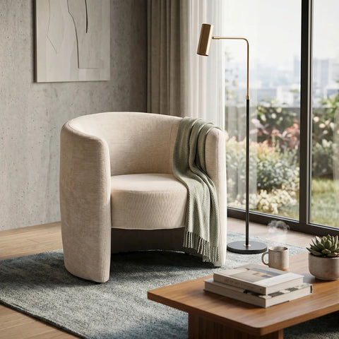 Dylan Cream Accent Chair