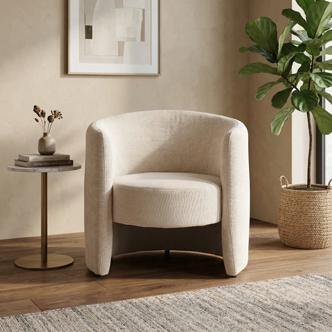 Dylan Cream Accent Chair