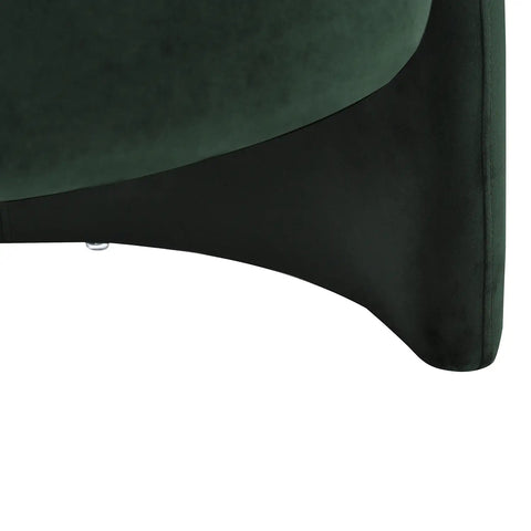 Dylan Velvet Dark Green Accent Chair