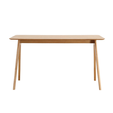 Edda Oak Rectangle Wooden Dining Table - 140cm