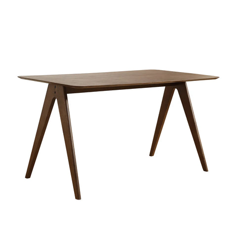 Edda Walnut Rectangle Wooden Dining Table - 140cm