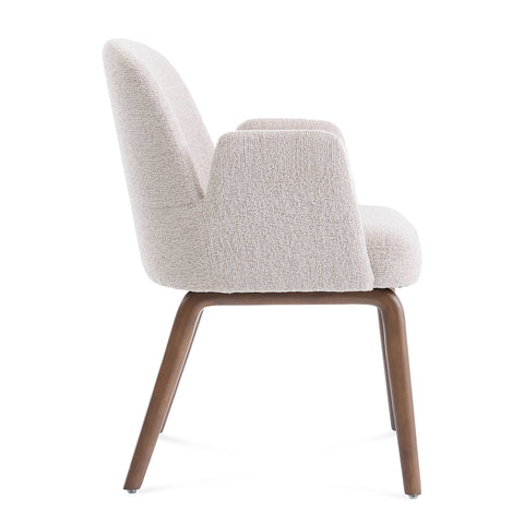 Elano Cream Fabric Dining Chair