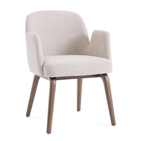Elano Cream Fabric Dining Chair