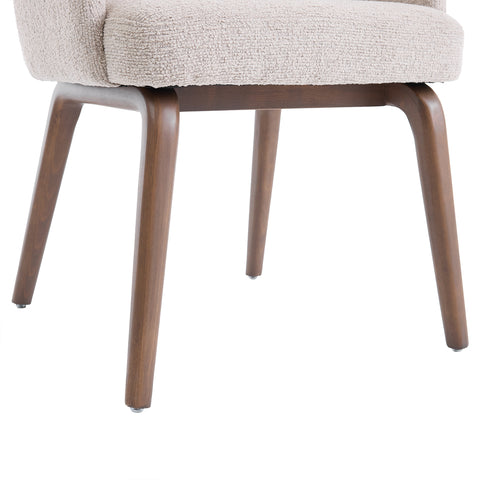 Elano Cream Fabric Dining Chair