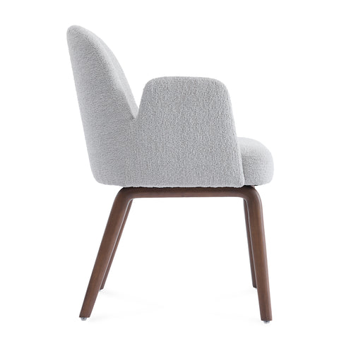 Elano Light Grey Fabric Dining Chair