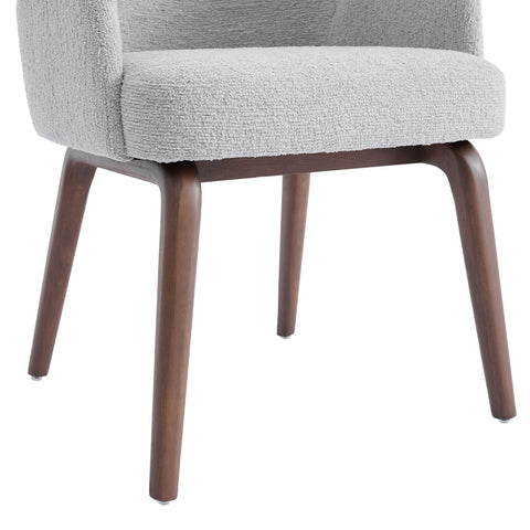 Elano Light Grey Fabric Dining Chair
