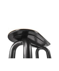 Ellie Grand Marble Dining Table with U-Shaped Black Legs - 160cm x 80cm