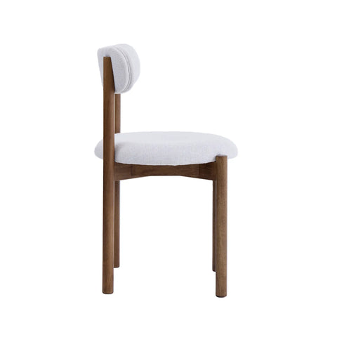Elmora Set of 2 Beige Fabric Dining Chairs