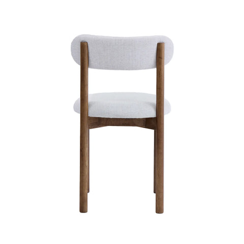 Elmora Set of 2 Beige Fabric Dining Chairs