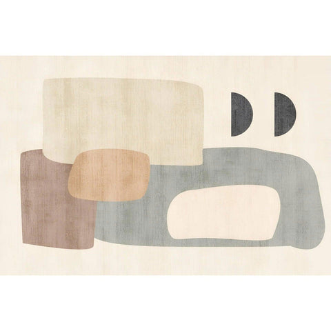 Fansy Grey & Cream Modern Abstract Charm Rug - 160 x 200cm - Furnt