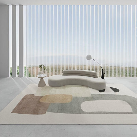 Fansy Grey & Cream Modern Abstract Charm Rug - 160 x 200cm - Furnt