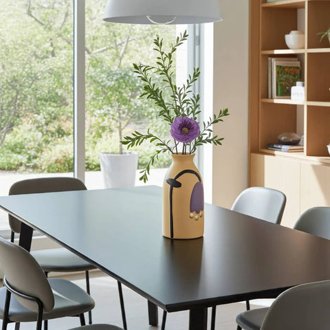 Floral-Hand-Painted-Pottery-Vase-1