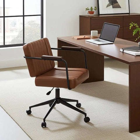 Freda-Brown-PU-Leather-Office-Chair-21