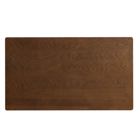 Gather Walnut Rectangle Wooden Dining Table - 140cm